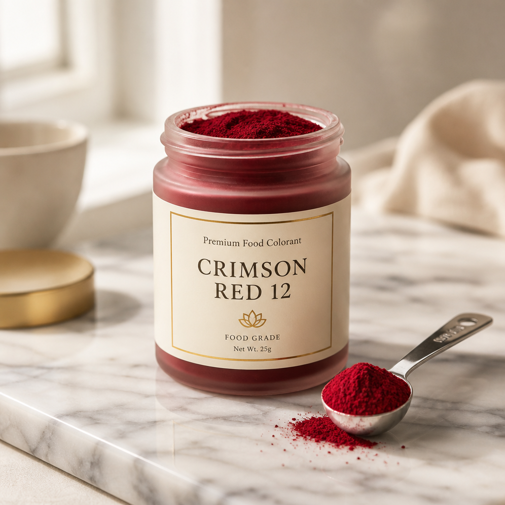 Crimson Red 12 — premium food-grade colorant by Sanare Labb